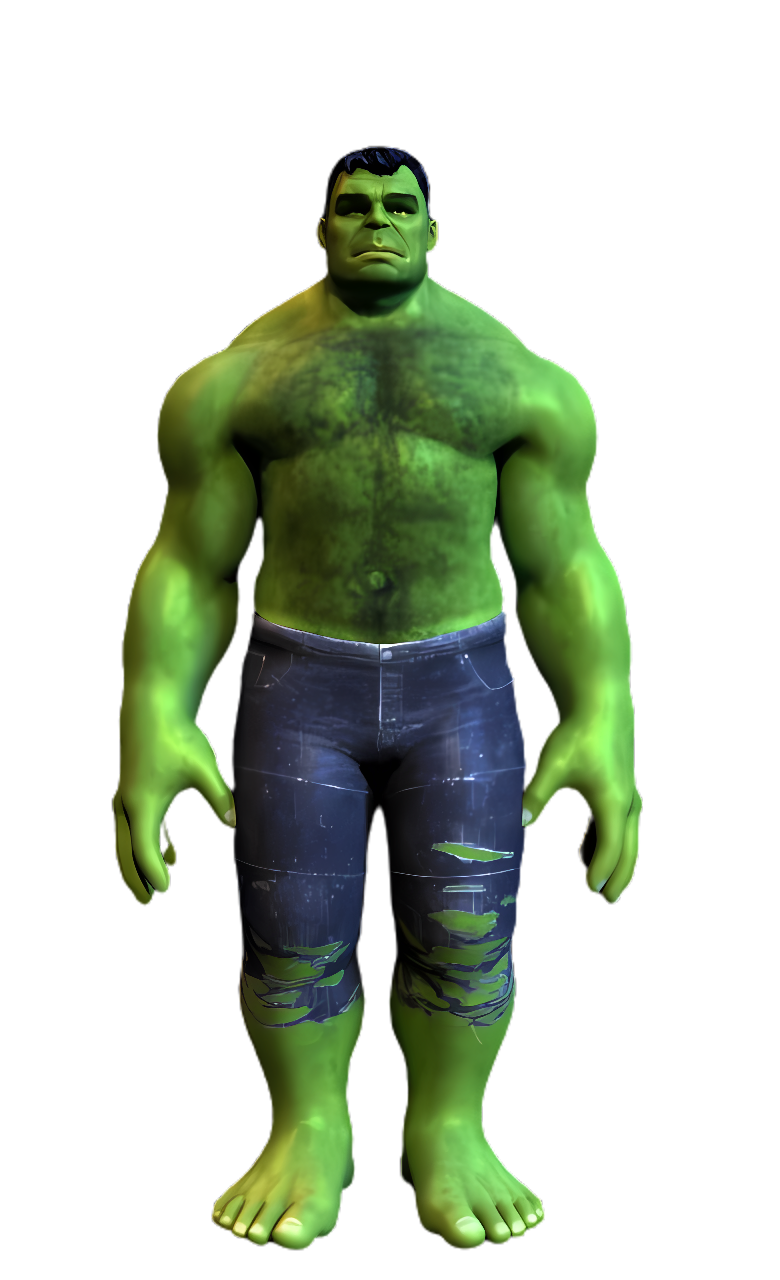 Hulk with Animations High-Quality Superhero