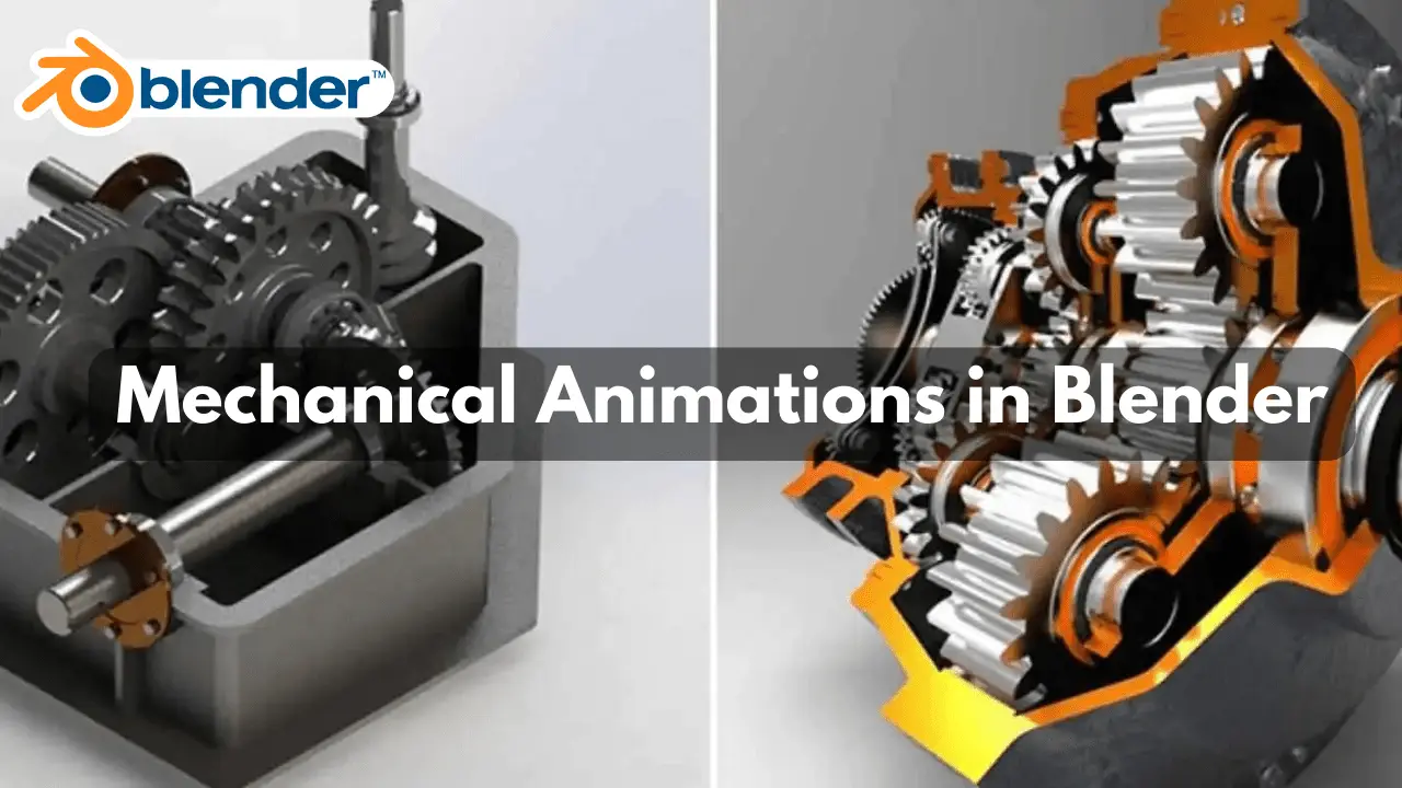 Creating Mechanical Animations in Blender: Design and animate complex mechanical systems with Blender's powerful tools.