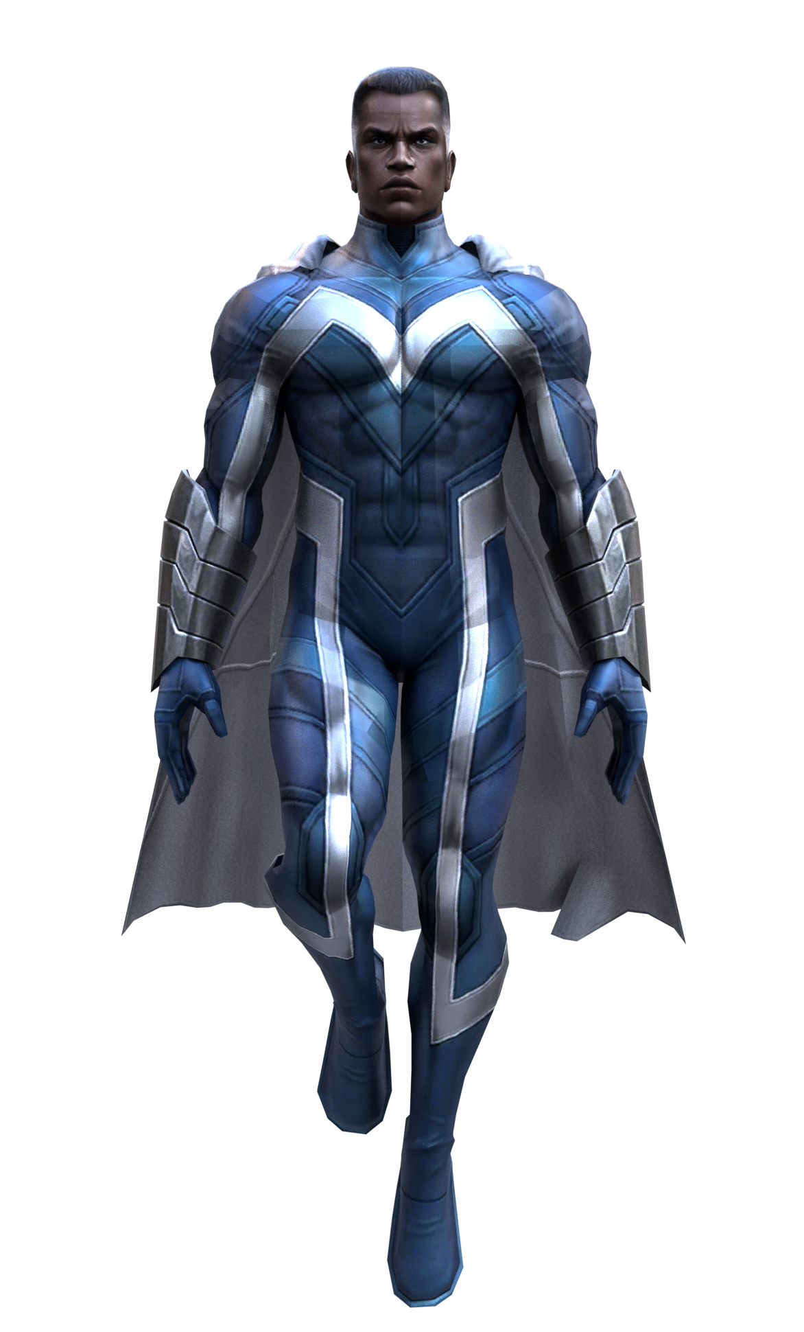 BlueMarvel 3d Model with Animations