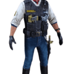 Chuck Norris character design 3d