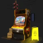 Game of Luck Arcade Gaming Room 3D Model