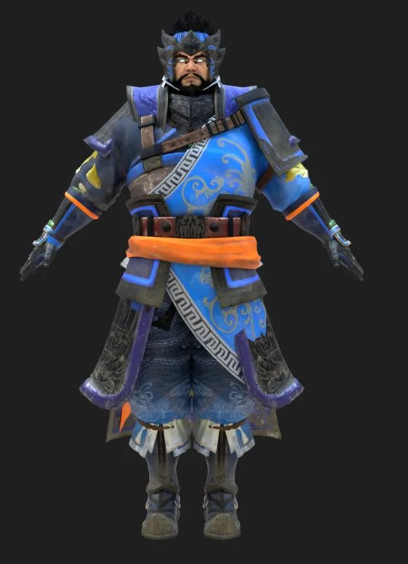 Xiahou Dun 3D model