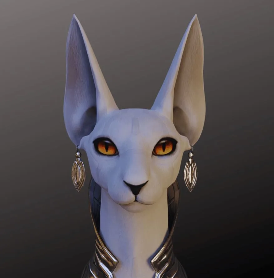 Sphynx Cat 3D model