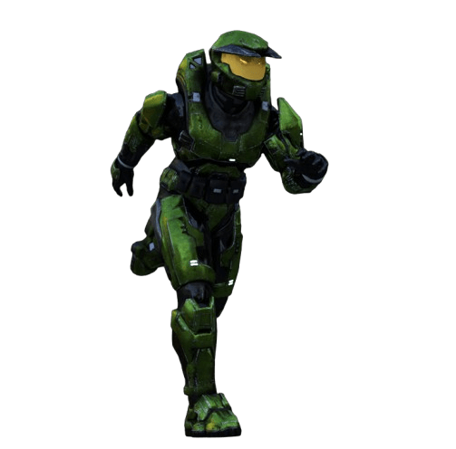 Halo Spartan 3D Model with Running Animation