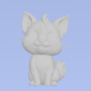 Cute Cat 3D Model STL